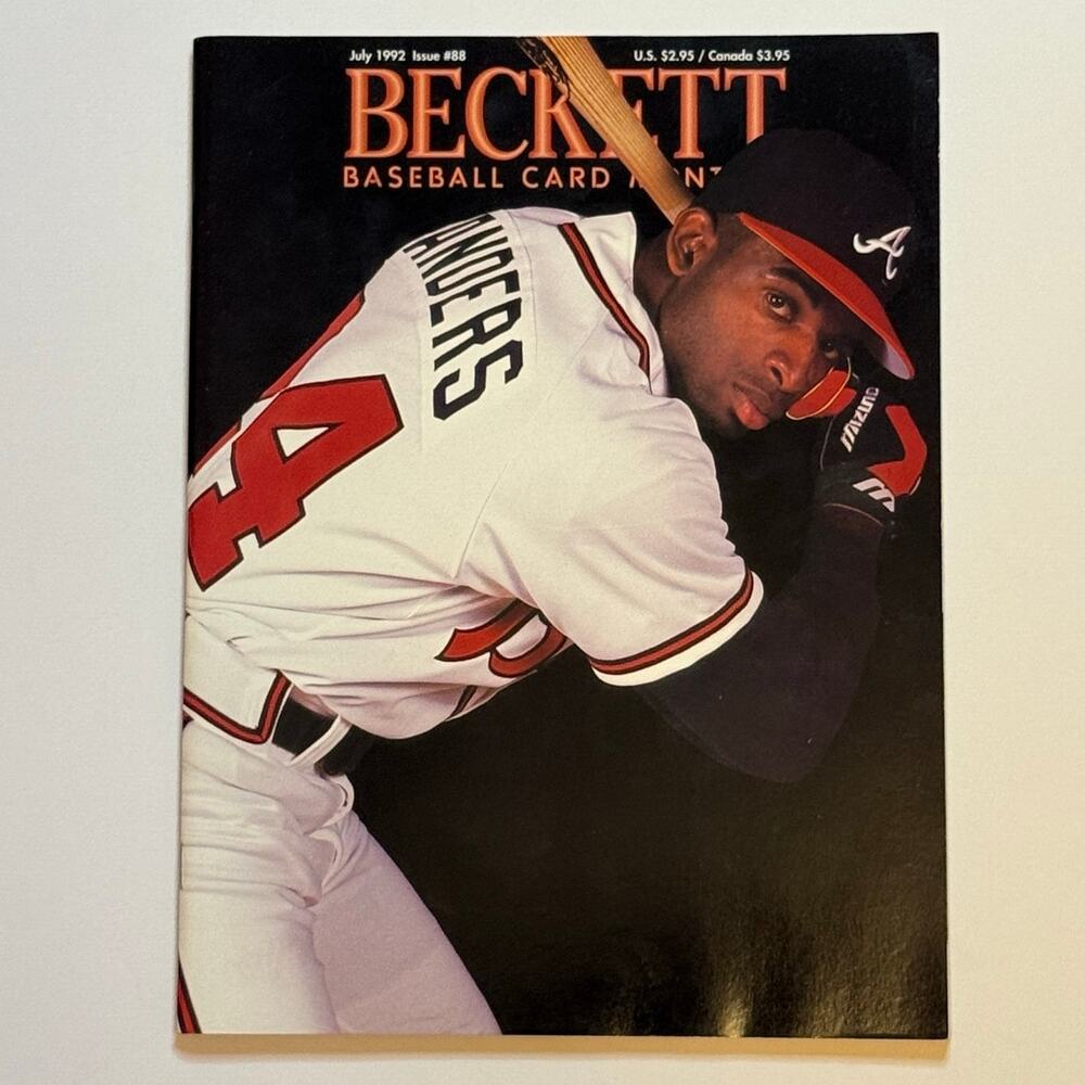 Deion Sanders Beckett 1992 Issue #88 Magazine EXCELLENT CONDITION